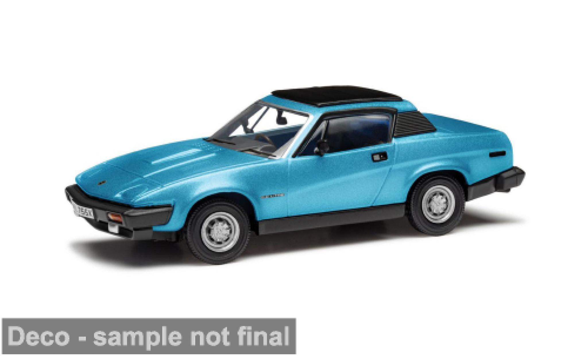 Triumph TR7 1/43 Corgi 2.0 FHC blauw/zwart 1981 1:43 modelauto