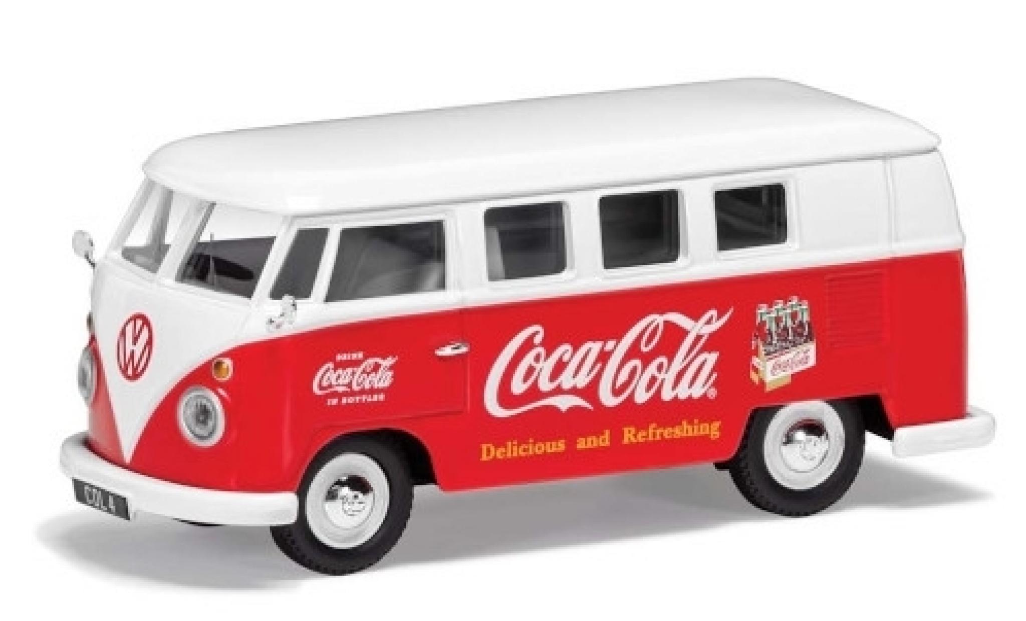 Volkswagen T1 1/43 Corgi rood/wit Coca Cola 1960 1:43 modelauto