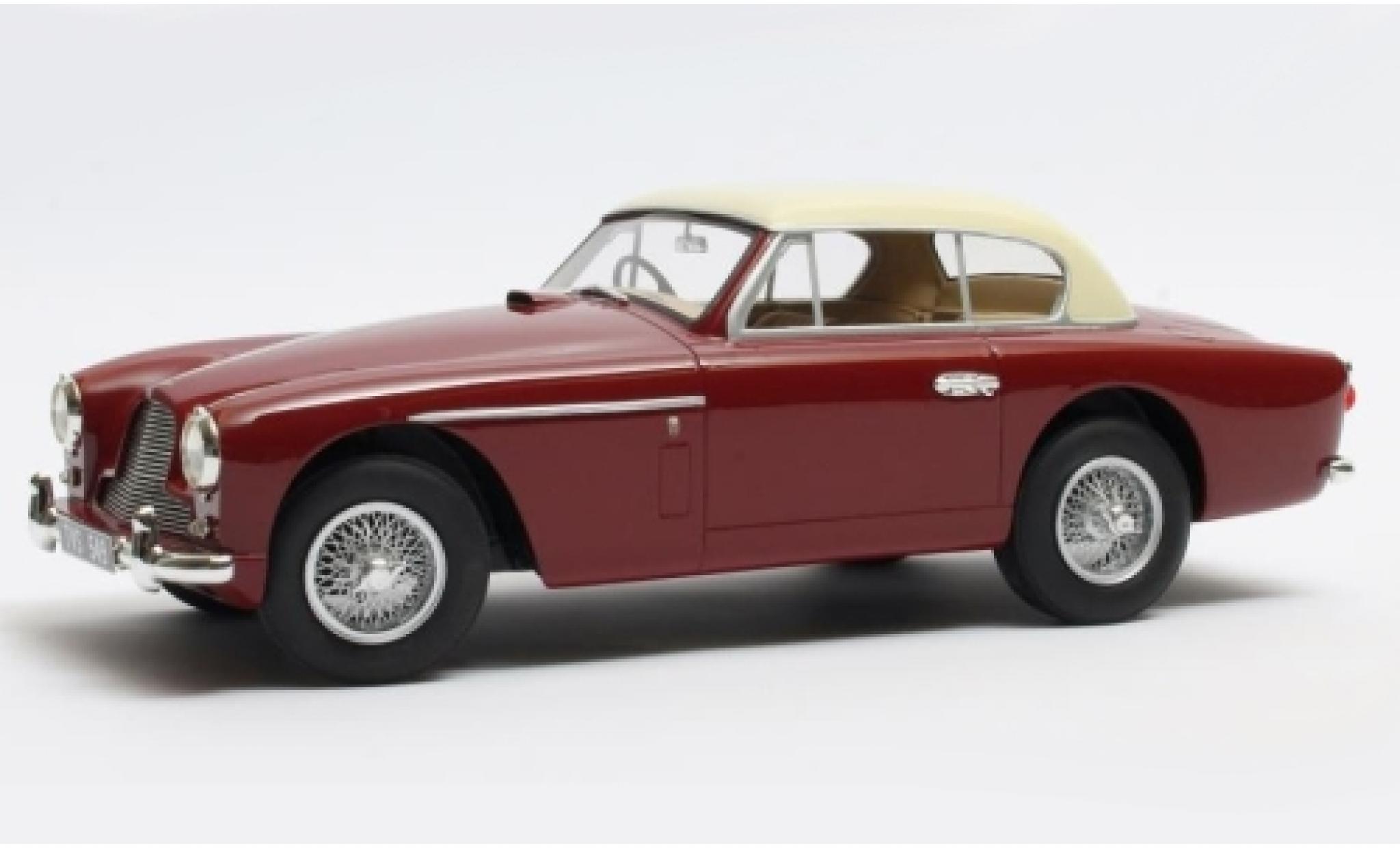Aston Martin DB2 1/18 Cult Scale Models -4 MKII FHC Notchback rood/beige RHD 1955 1:18 modelauto