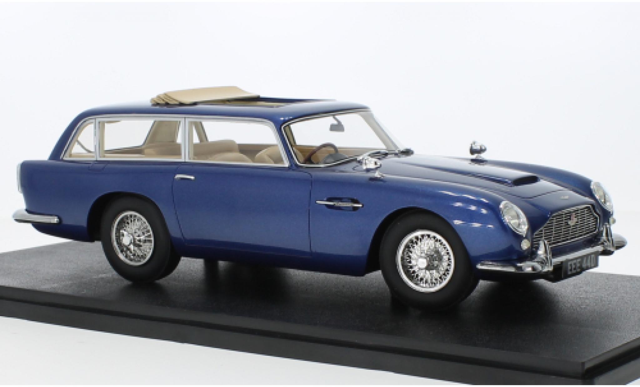 Aston Martin DB5 1/18 Cult Scale Models Harold Radford Shooting Brake metallic blauw RHD 1964 1:18 modelauto