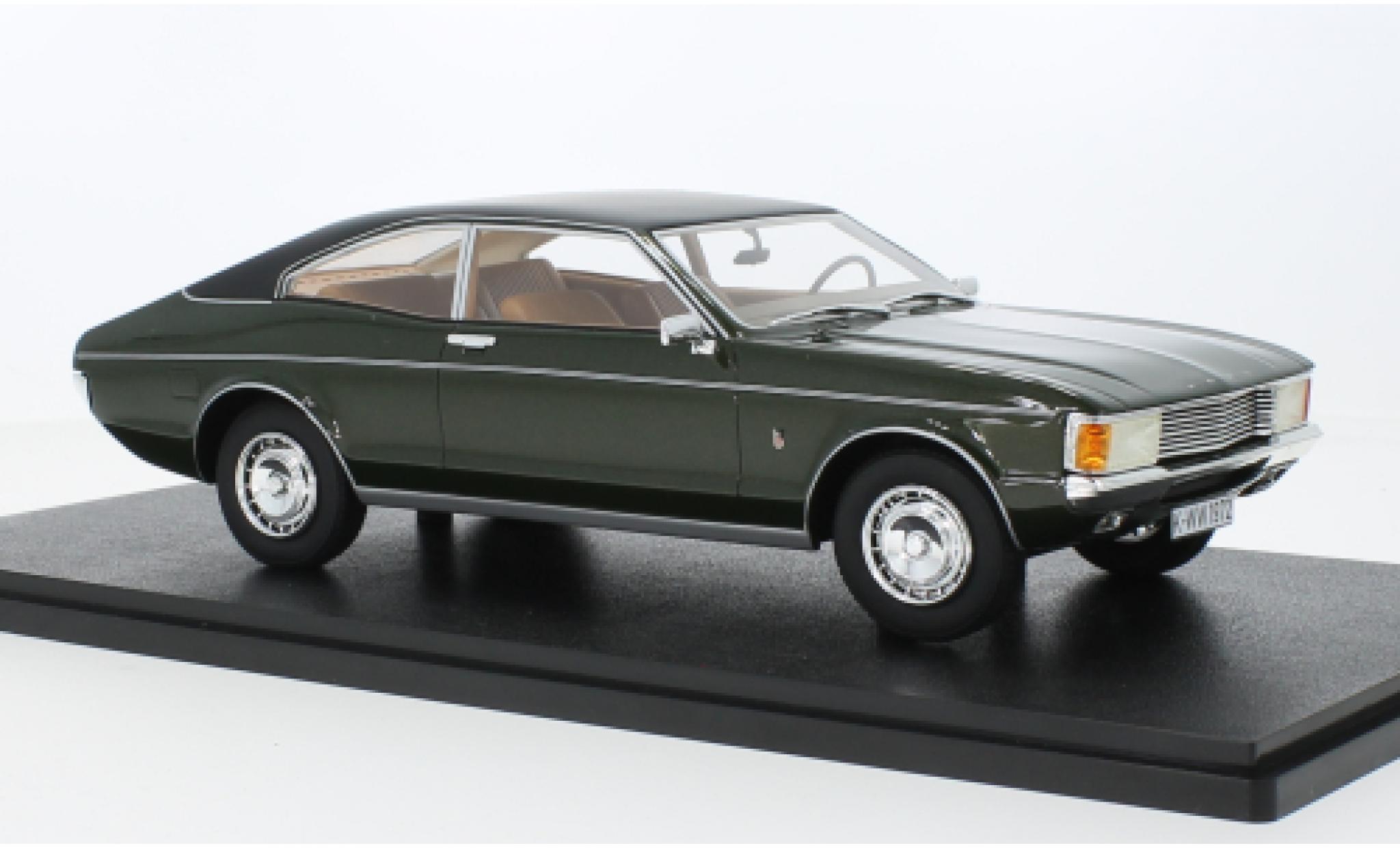 Ford Granada 1/18 Cult Scale Models MKI 2300 GXL Coupe metallic groen fonc&eacute; 1972 modelauto