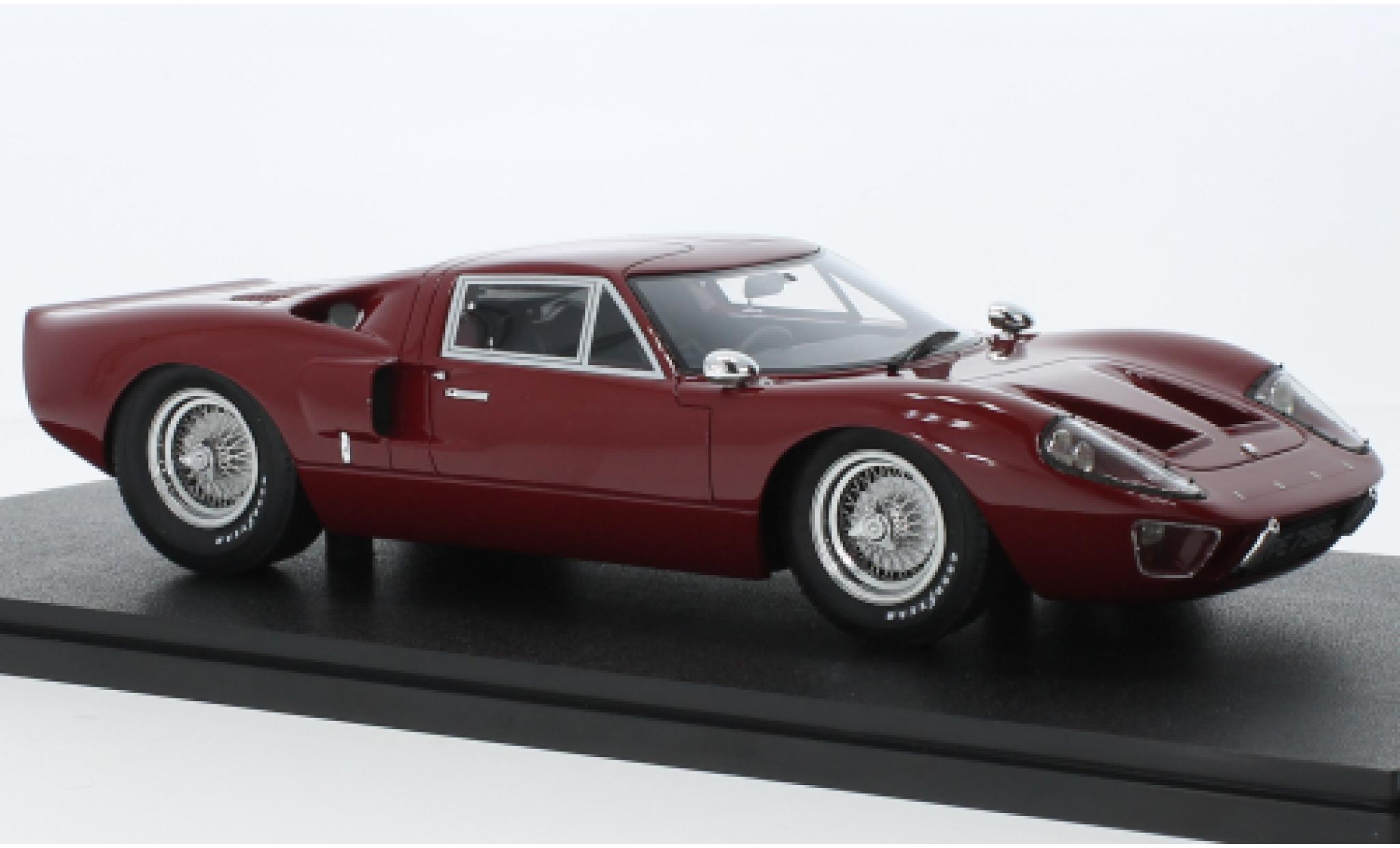Ford GT40 1/18 Cult Scale Models MK III rood fonc&eacute; RHD 1966 modelauto