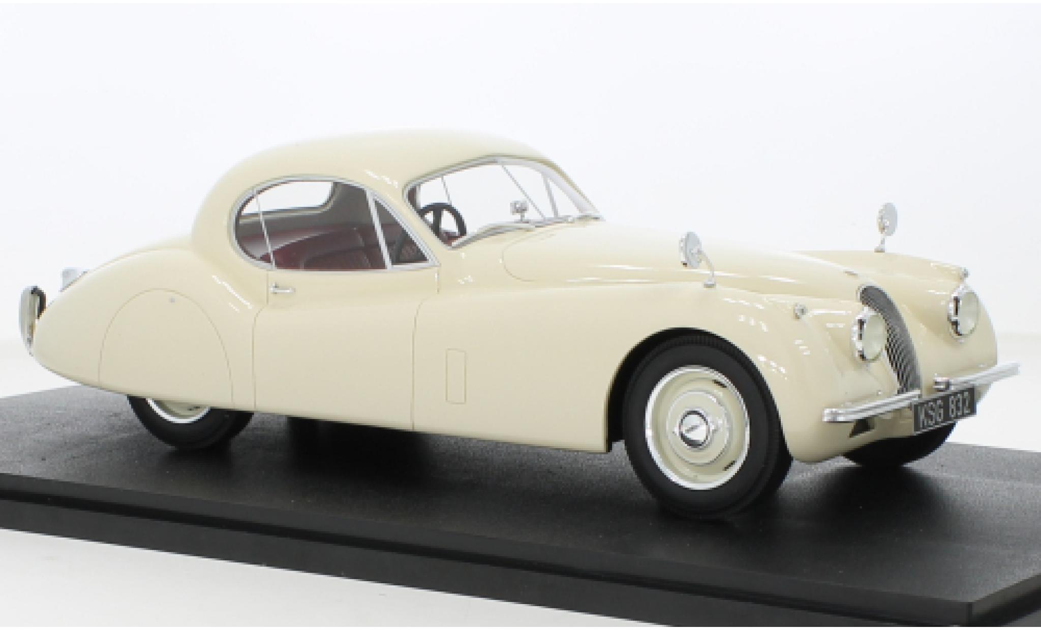 Jaguar XK 1/18 Cult Scale Models 120 FHC beige RHD 1951 modelauto