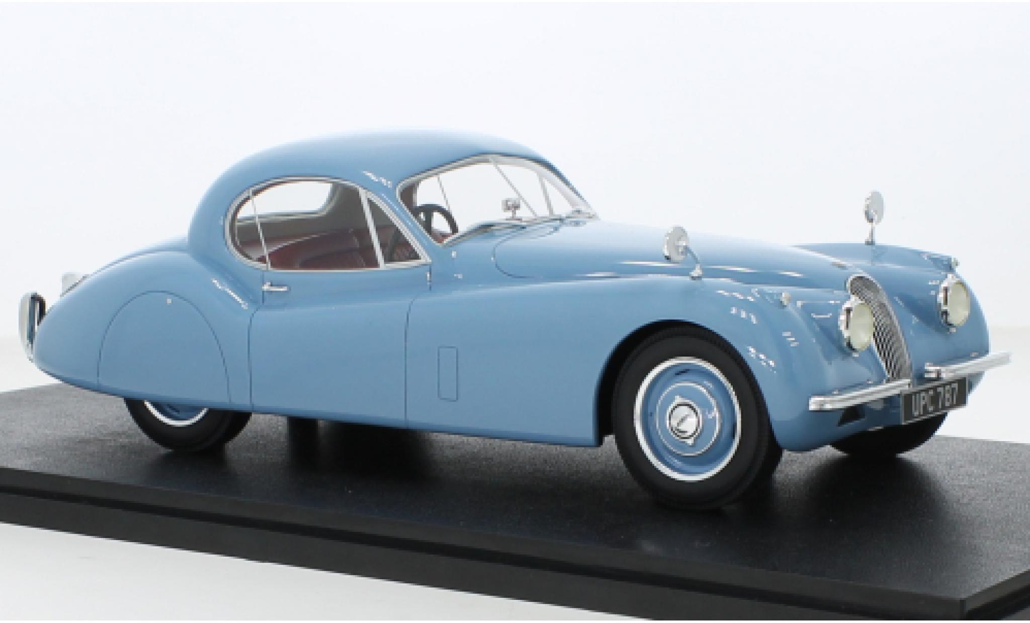 Jaguar XK 1/18 Cult Scale Models 120 FHC blauw RHD 1951 modelauto