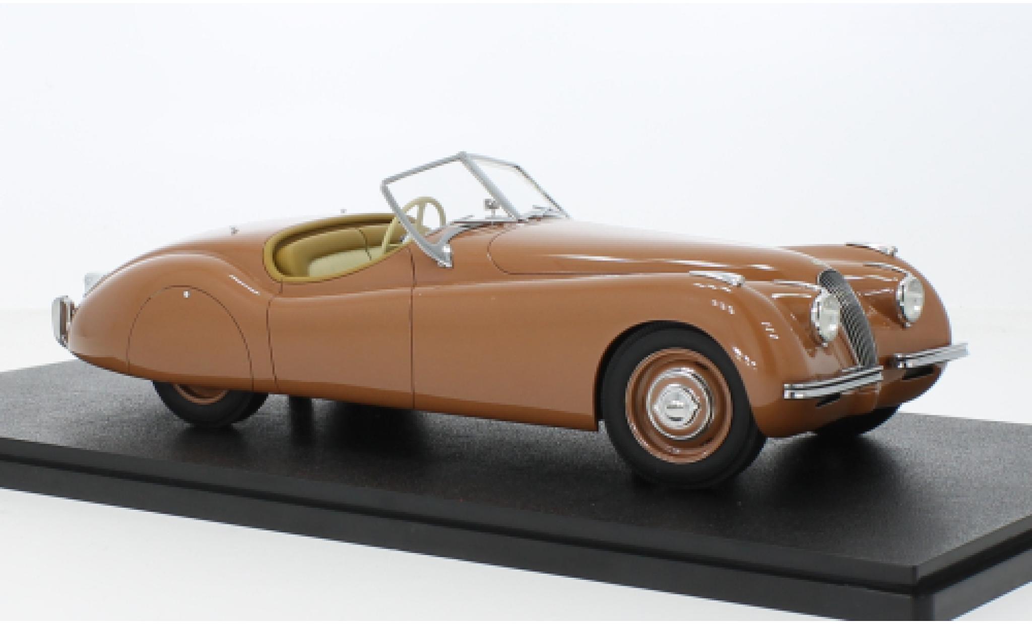 Jaguar XK 1/18 Cult Scale Models 120 OTS metallic brun clair RHD 1948 modelauto