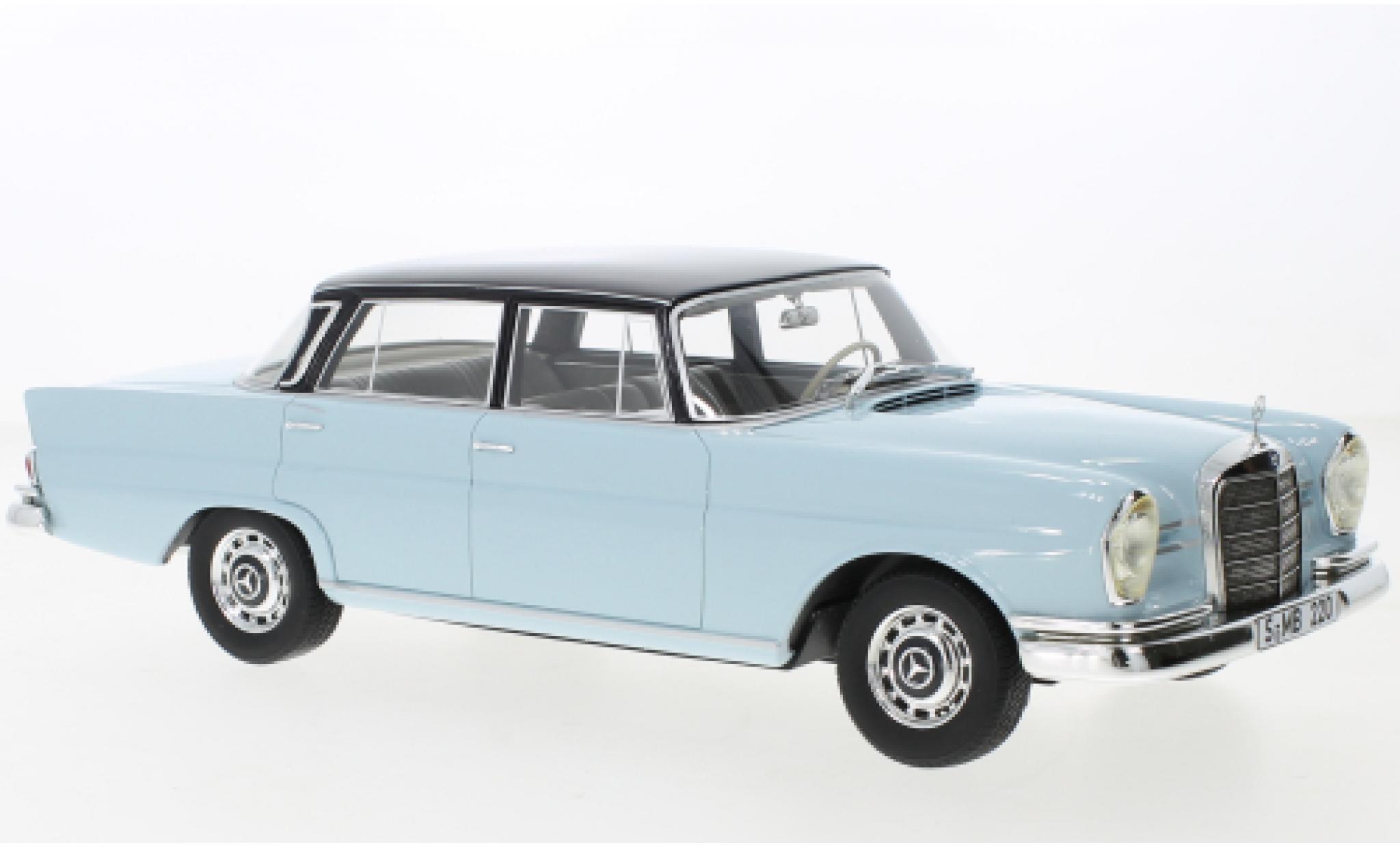 Mercedes 220 1/18 Cult Scale Models SE (W111) blauw/blauw 1959 modelauto