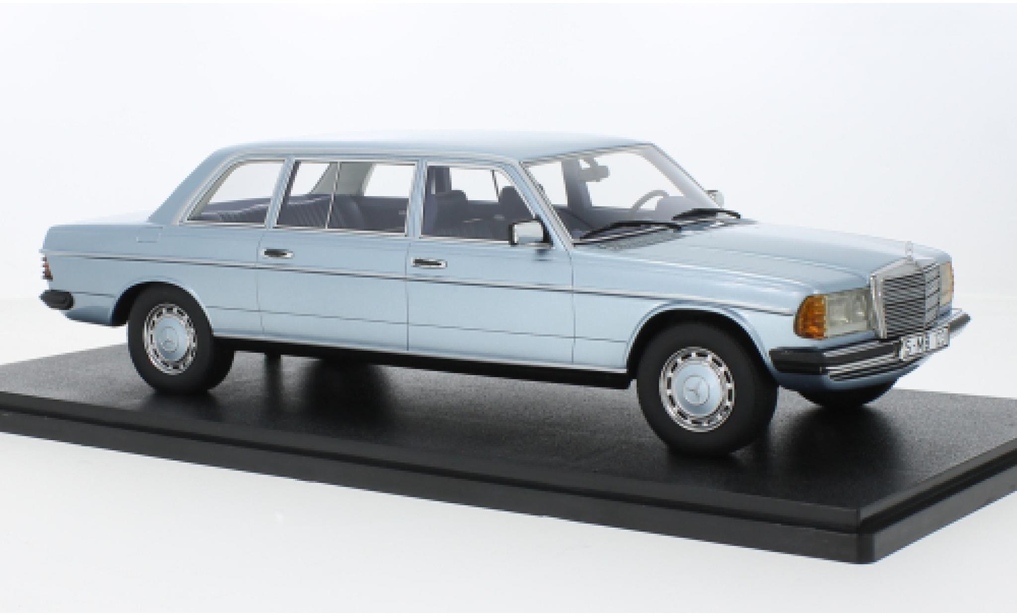 Mercedes CLA 1/18 Cult Scale Models V123 Lang metallic blauw clair 1978 modelauto
