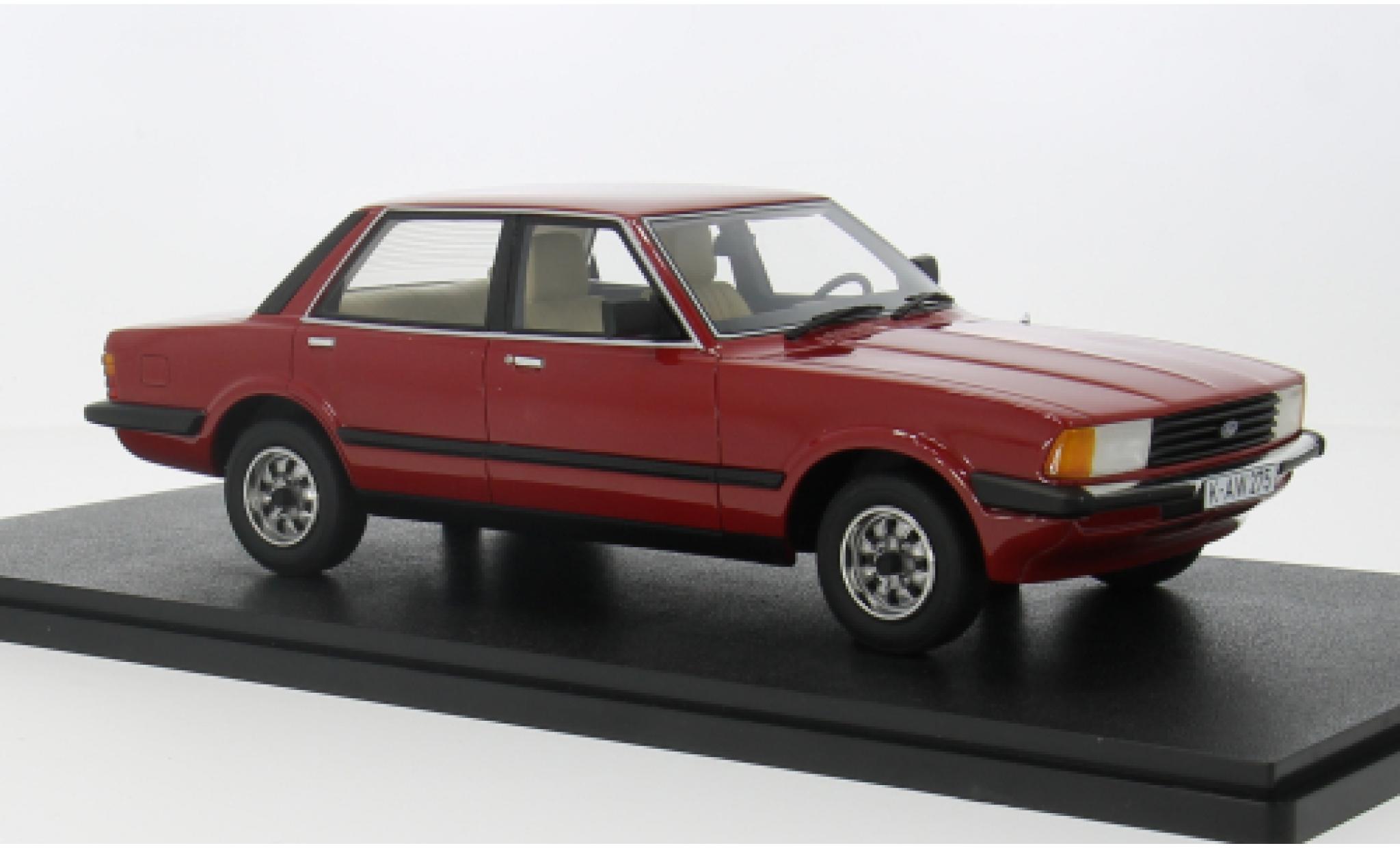 Ford Taunus 1/18 Cult Scale Models TC4 rood 1980 1:18 modelauto