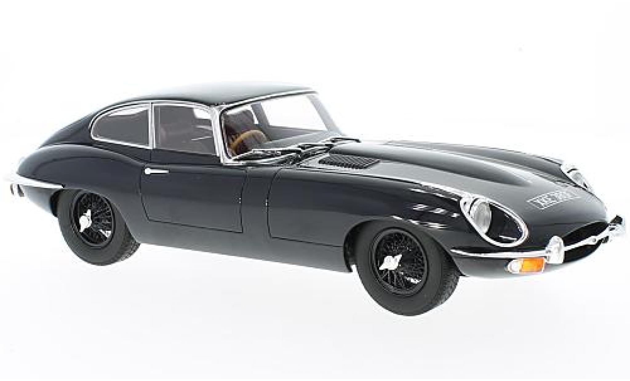 Jaguar E-Type 1/18 Cult Scale Models Coupe Series 2 blauw RHD 1968 sans Vitrine modelauto