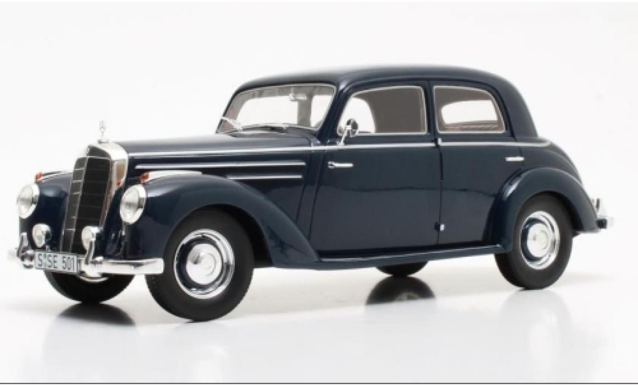 Mercedes 220 1/18 Cult Scale Models (W187) blauw 1953 modelauto