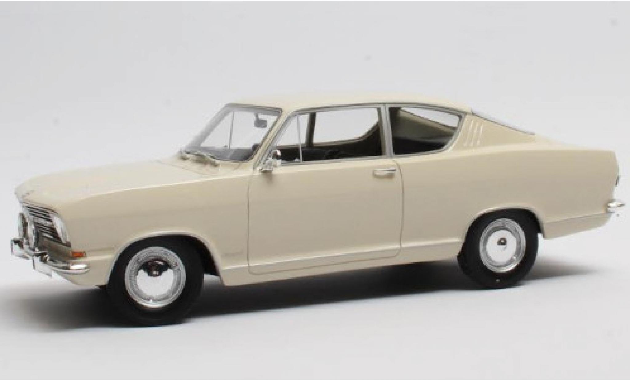 Opel Kadett 1/18 Cult Scale Models B Coupe wit 1966 Kiemen-Coupe modelauto