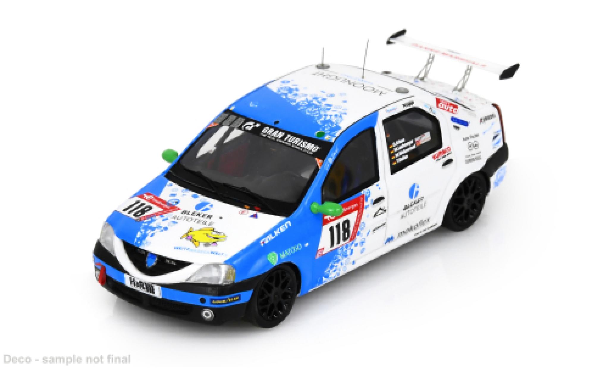 Dacia Logan 1/43 Spark 24h N&uuml;rburgring 2023 Team SwiftWing.de #118 O.Kriese/M.Lachmayer 1:43 modelauto