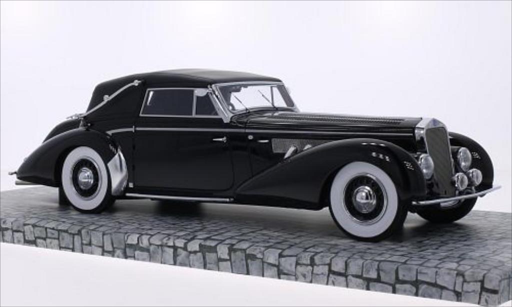 Delage D8-120 1/18 Minichamps Cabrio zwart 1939 modelauto