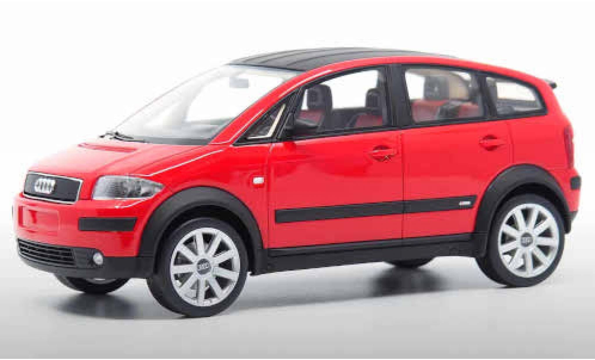 Audi A2 1/18 DNA Collectibles rood modelauto