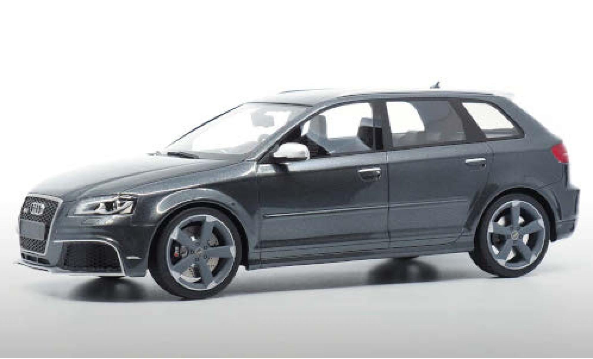 Audi RS3 1/18 DNA Collectibles Sportback (8P) metallic grijs 2011 modelauto