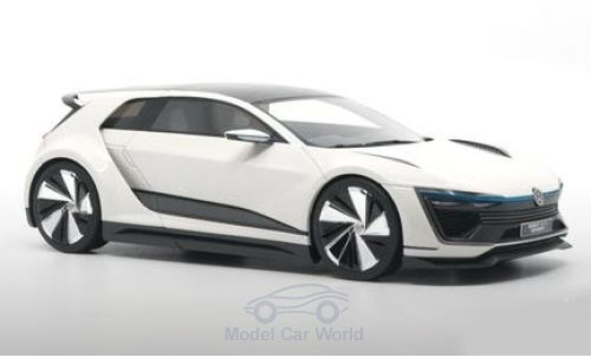 Volkswagen Golf 1/18 DNA Collectibles GTE Sport Concept wit 2015 modelauto