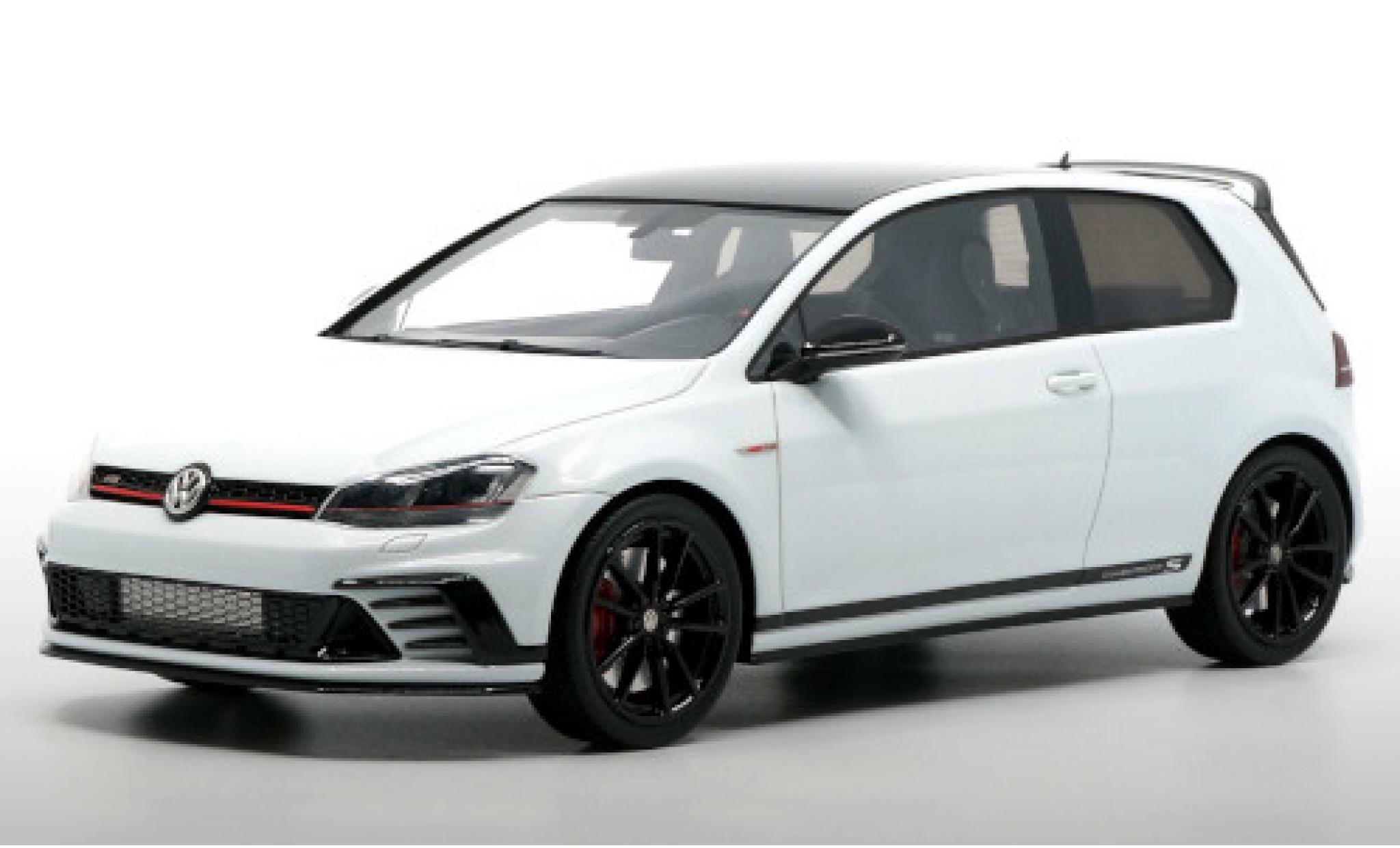 Volkswagen Golf 1/18 DNA Collectibles VII GTI Clubsport S wit/zwart 2014 modelauto