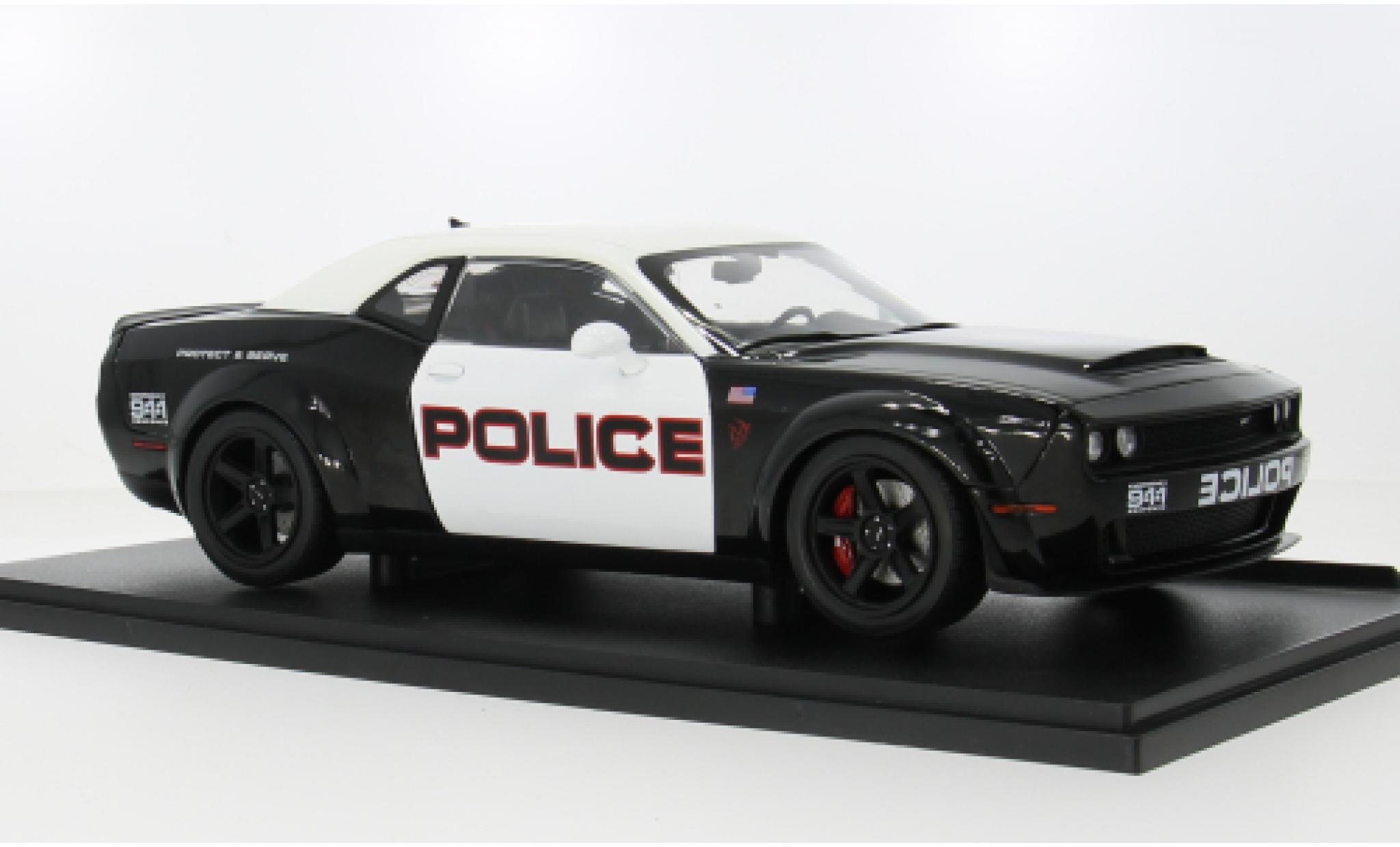Dodge Challenger 1/18 Solido R/T Politie 1:18 modelauto