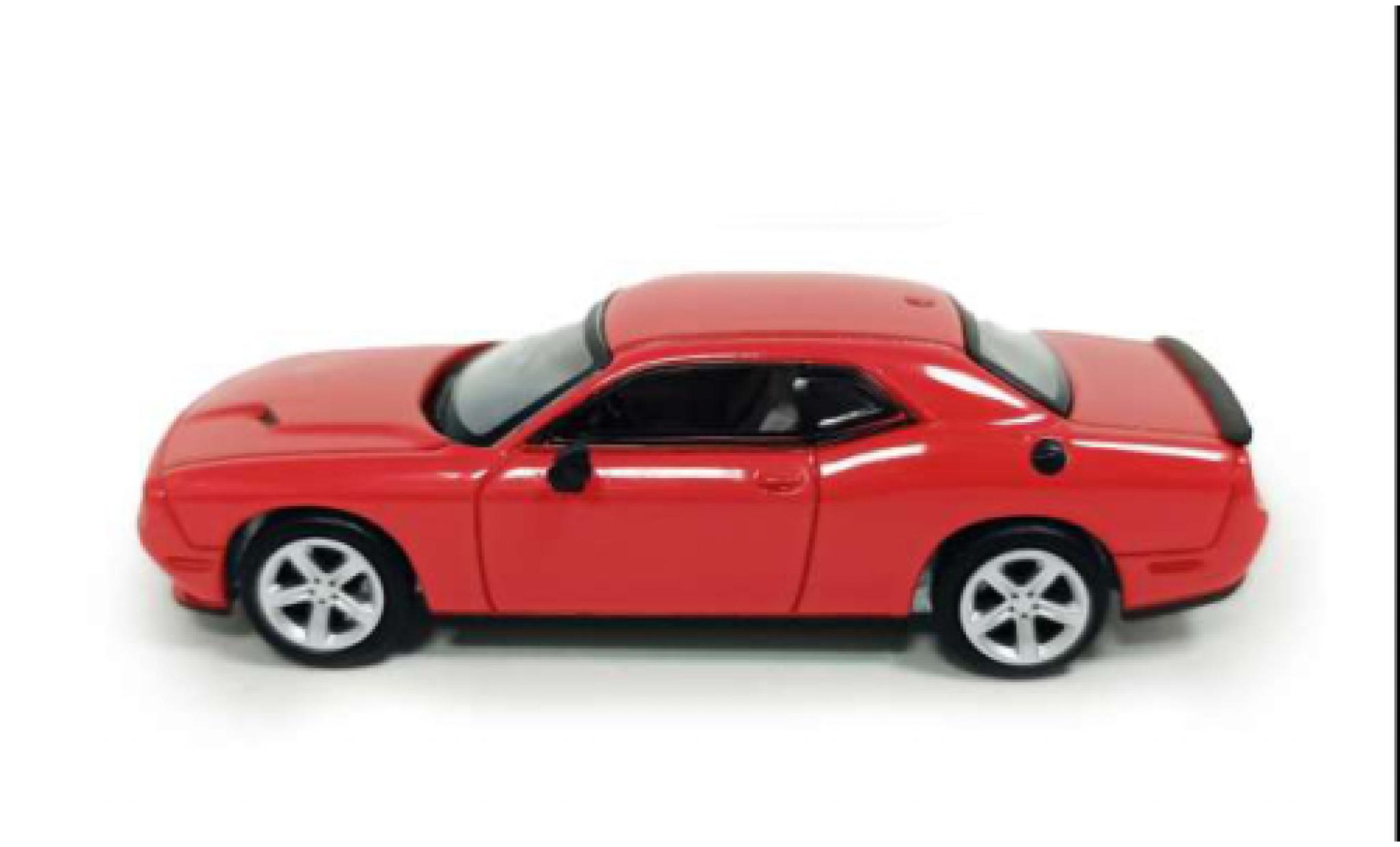 Dodge Challenger 1/64 Greenlight RT rood 2016 1:64 modelauto