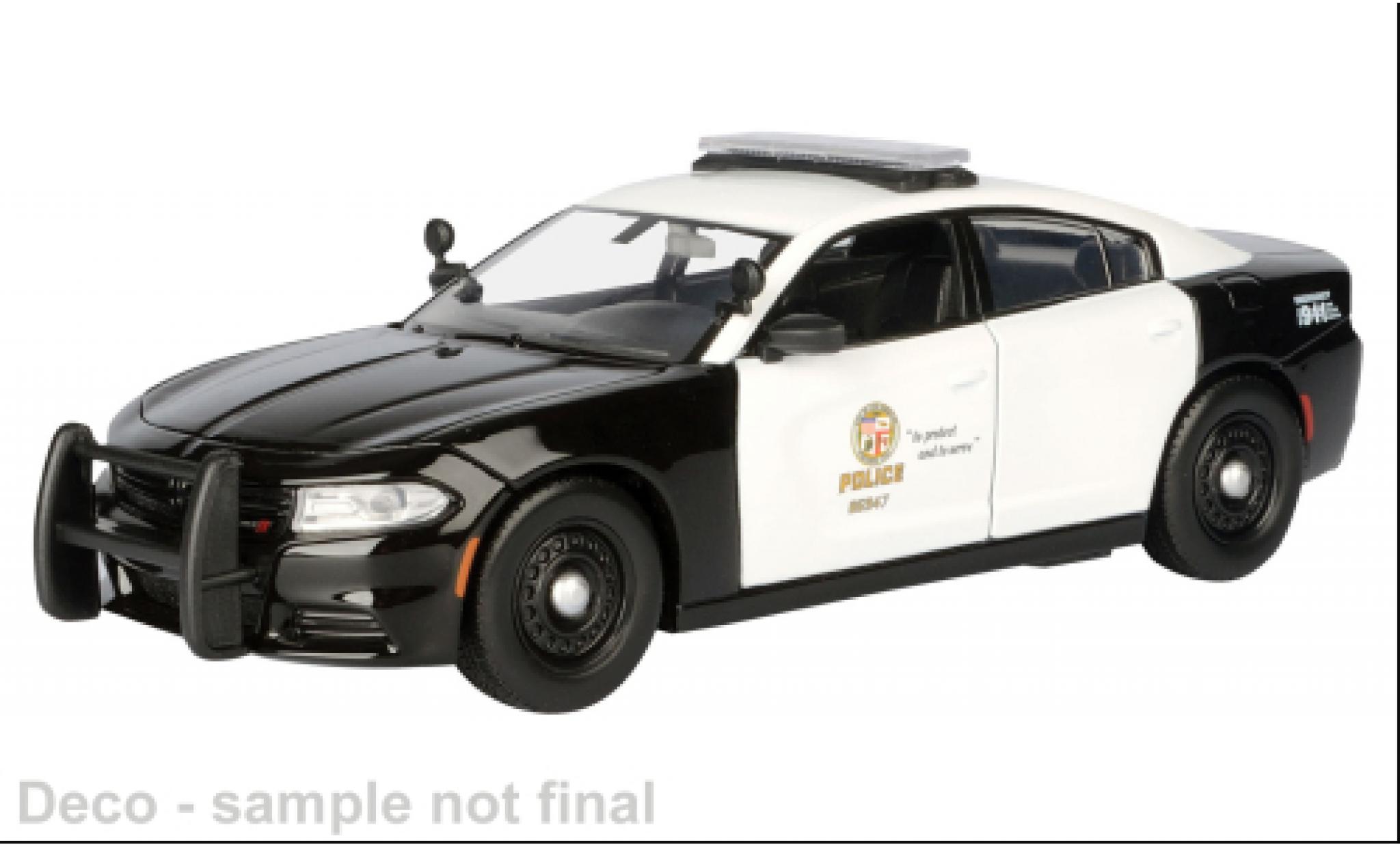 Dodge Charger 1/24 Motormax Pursuit 2023 LAPD 1:24 modelauto