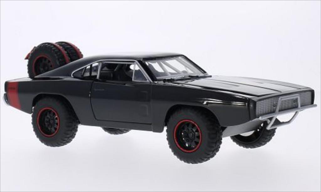 Dodge Charger 1/24 Jada Toys R/T Off Road zwart 1970 modelauto