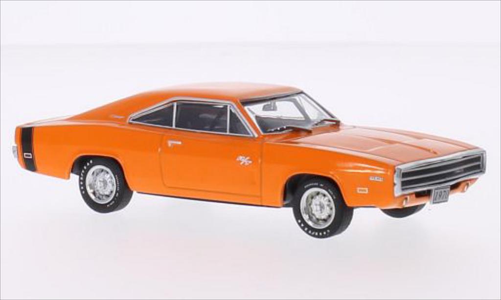Dodge Charger 1/43 Greenlight R/T oranje 1970 modelauto
