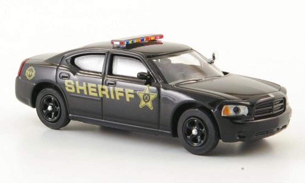 Dodge Charger 1/87 Ricko R/T Sheriff zwart Politie (US) modelauto