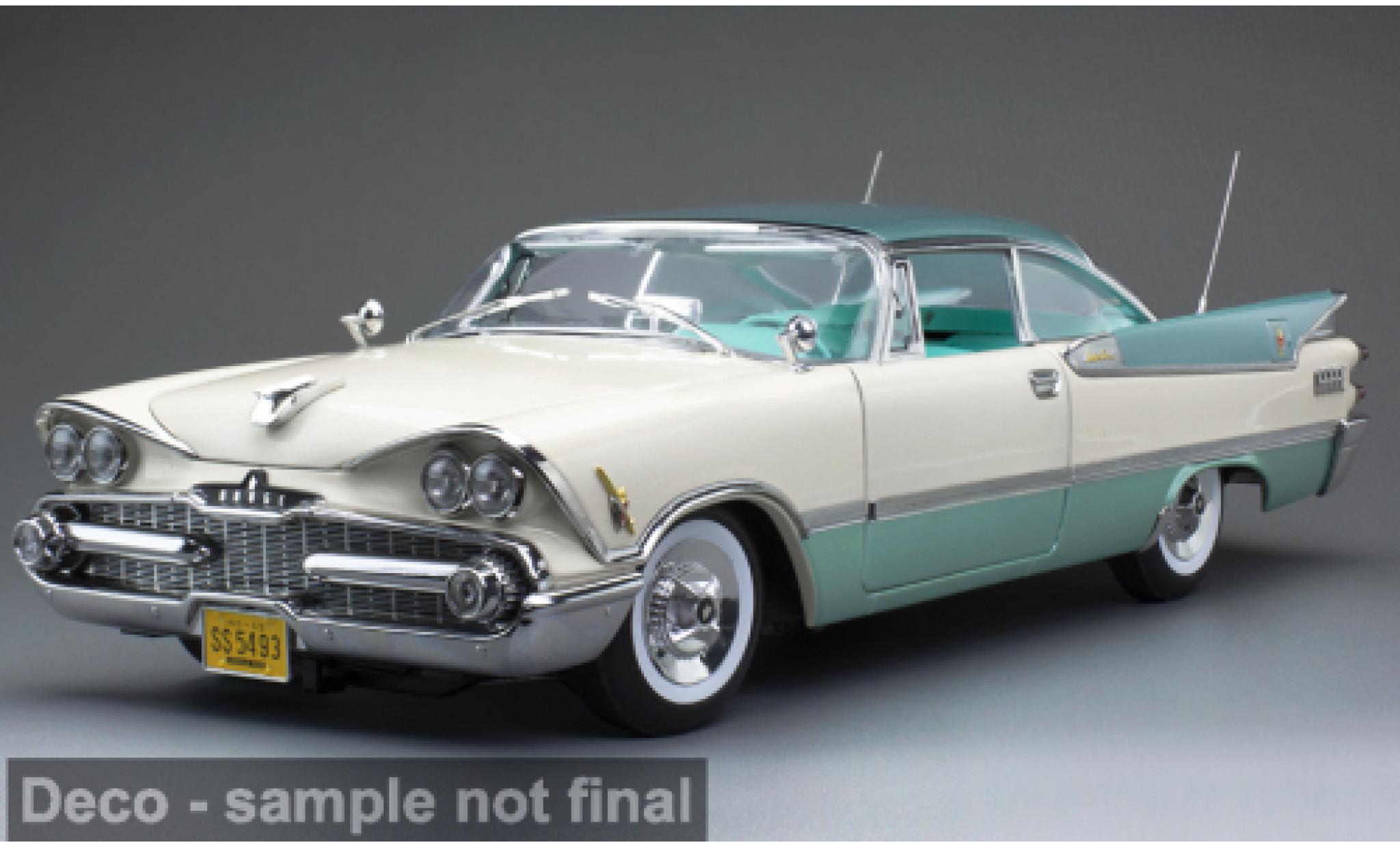 Dodge Custom Royal Lancer 1/18 Sun Star Hard Top turquoise/beige 1959 1:18 modelauto