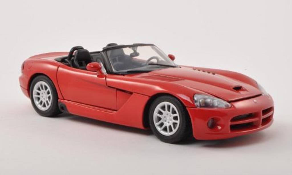 Dodge Viper 1/18 Motormax SRT-10 rood 2003 modelauto