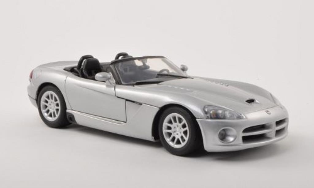 Dodge Viper 1/18 Motormax SRT-10 grijs 2003 modelauto