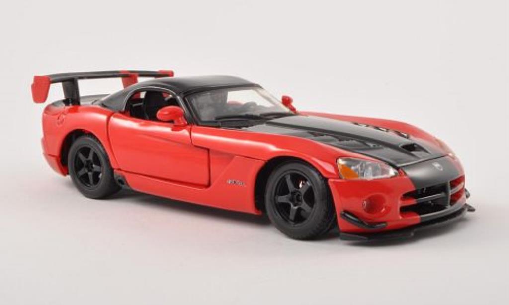 Dodge Viper 1/24 Burago SRT10 ACR rood/zwart modelauto