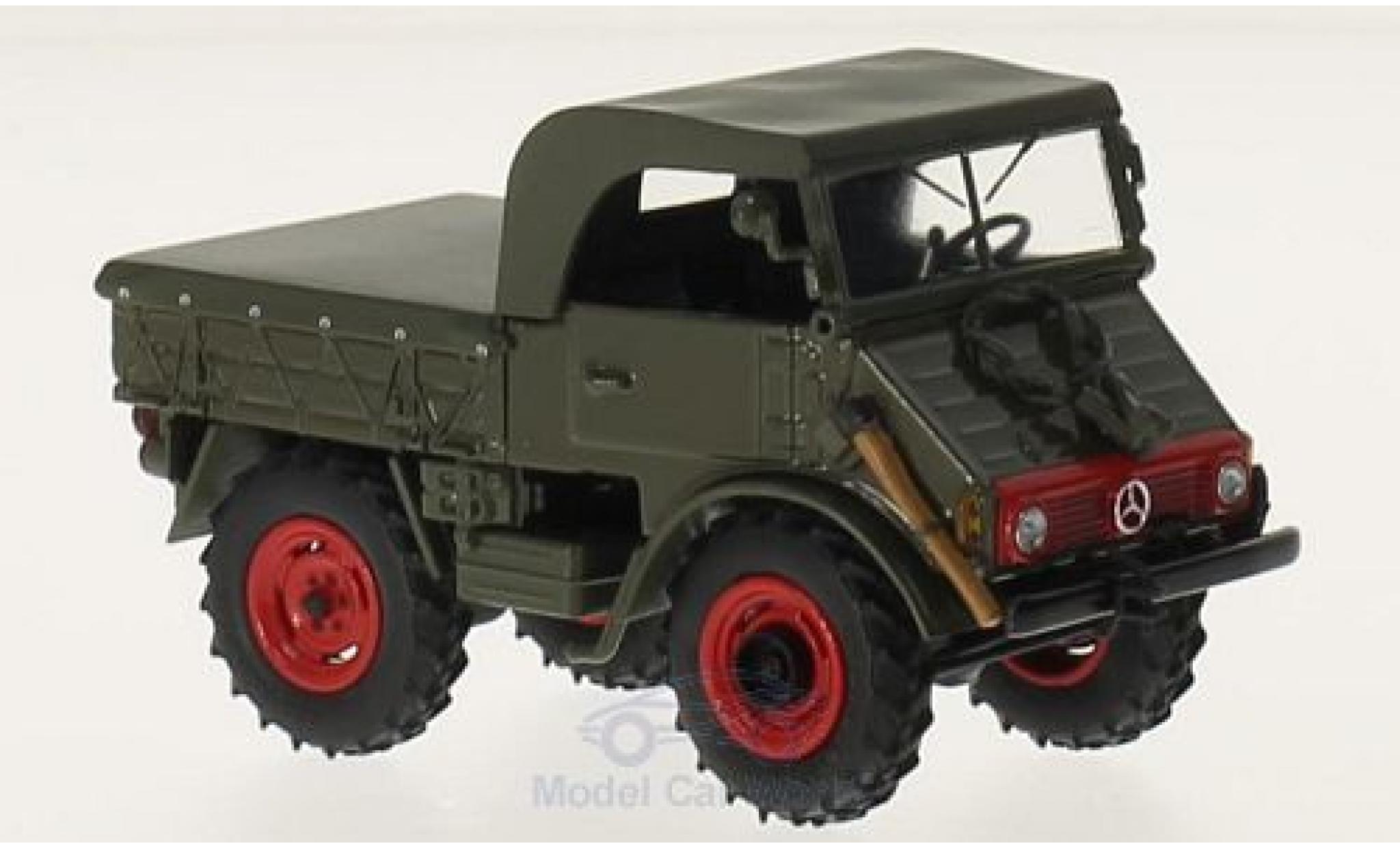 Mercedes Unimog 1/43 Dongguan oliv 1953 modelauto