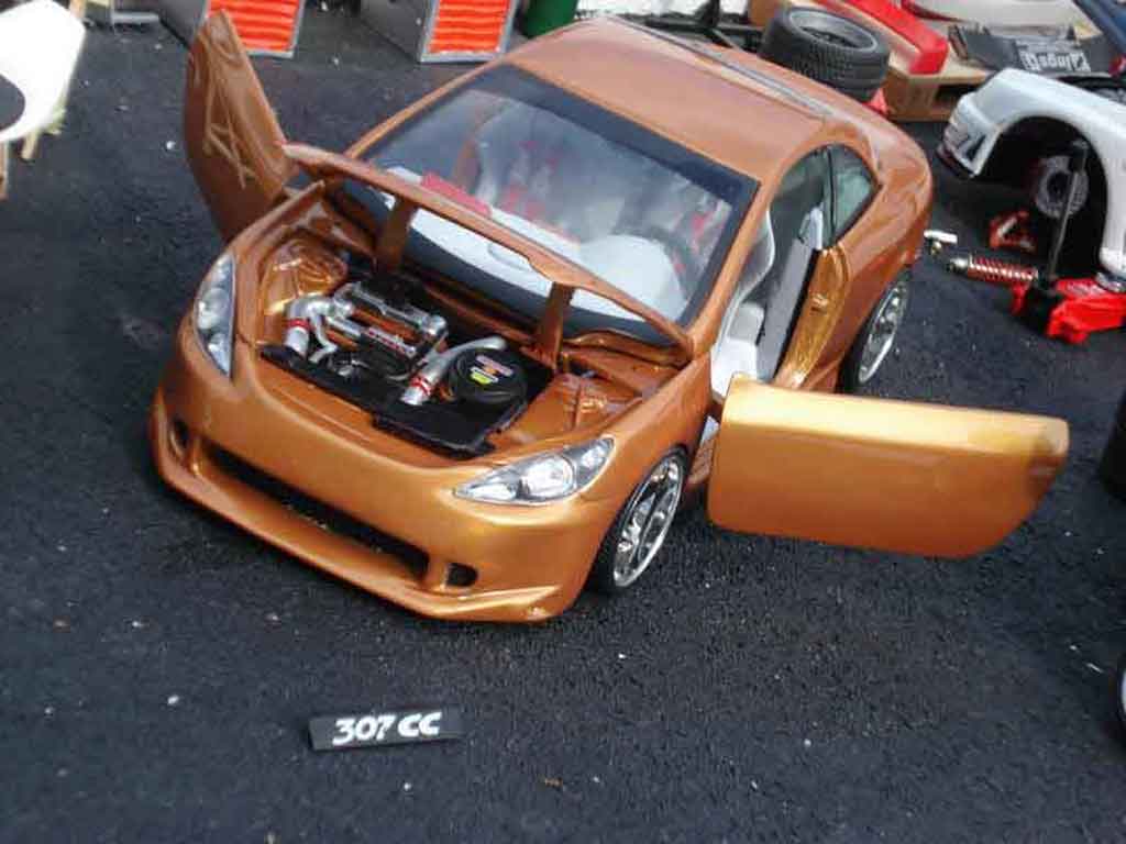 Peugeot 307 CC oranje 1/18 Solido