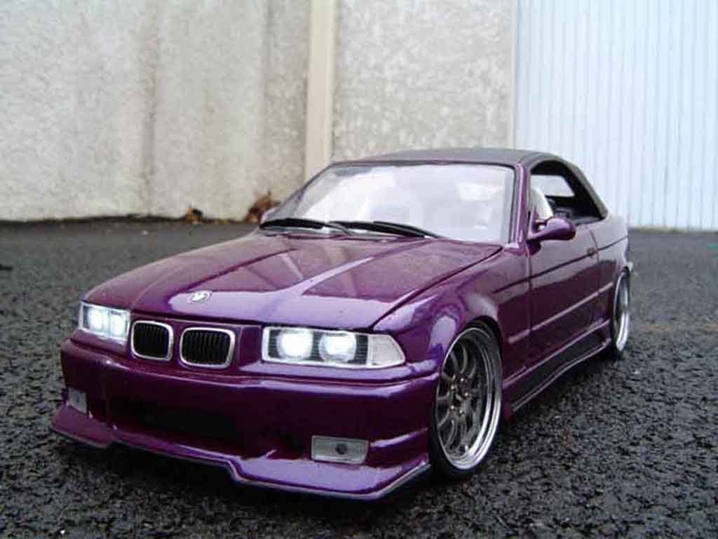 Bmw M3 E36 cabriolet 1/18 Ut Models E36 cabriolet jantes gmp phares xenon modelauto
