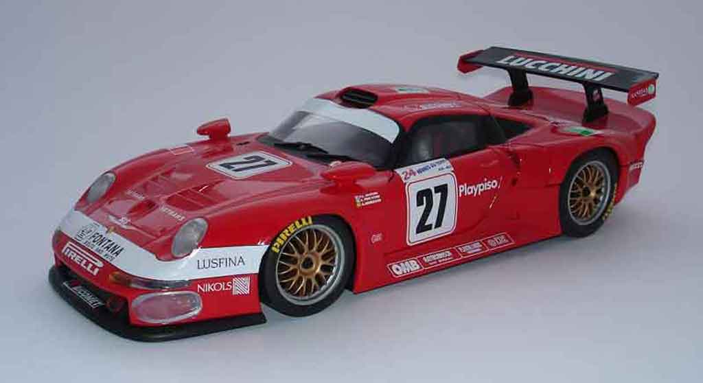 Porsche 993 GT1 1/18 Ut Models GT1 lucchini le mans 97 #27 modelauto