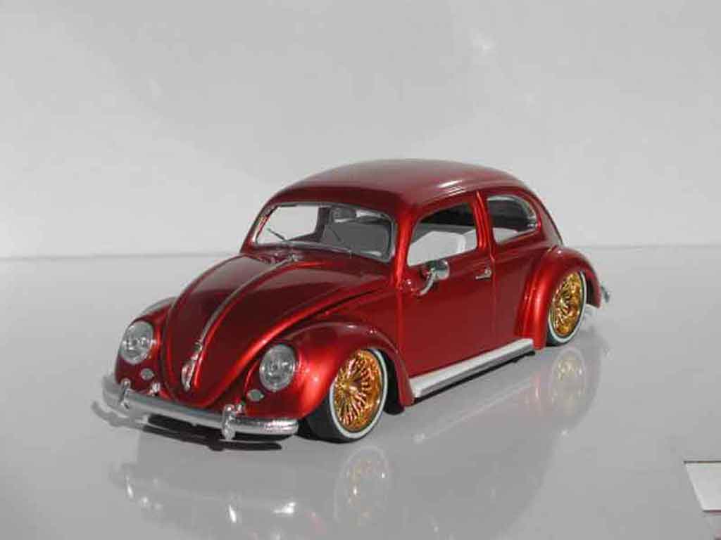 Volkswagen Kafer 1/18 Burago cox ovale low rider modelauto