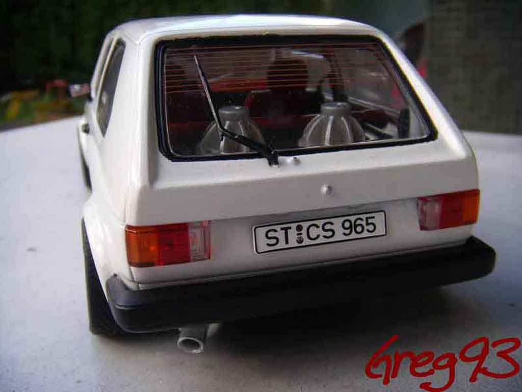 Volkswagen Golf GTI jantes ATS tuning wit 1/18 Solido