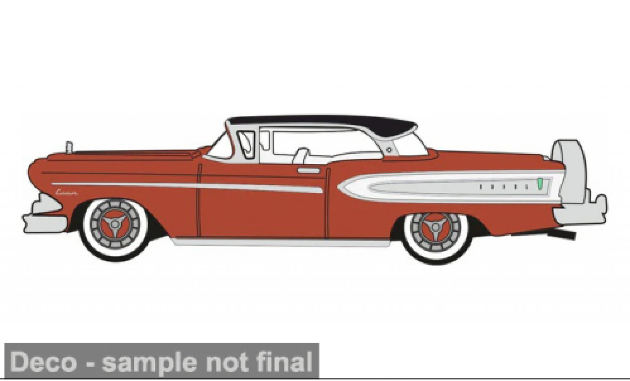 Edsel Citation 1/87 Oxford bronze/wit 1958 1:87 modelauto