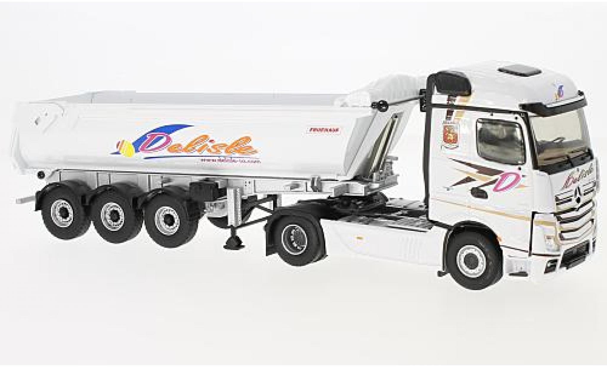 Mercedes Actros 1/43 Eligor 2 Benne Transports Delisle sans Vitrine modelauto