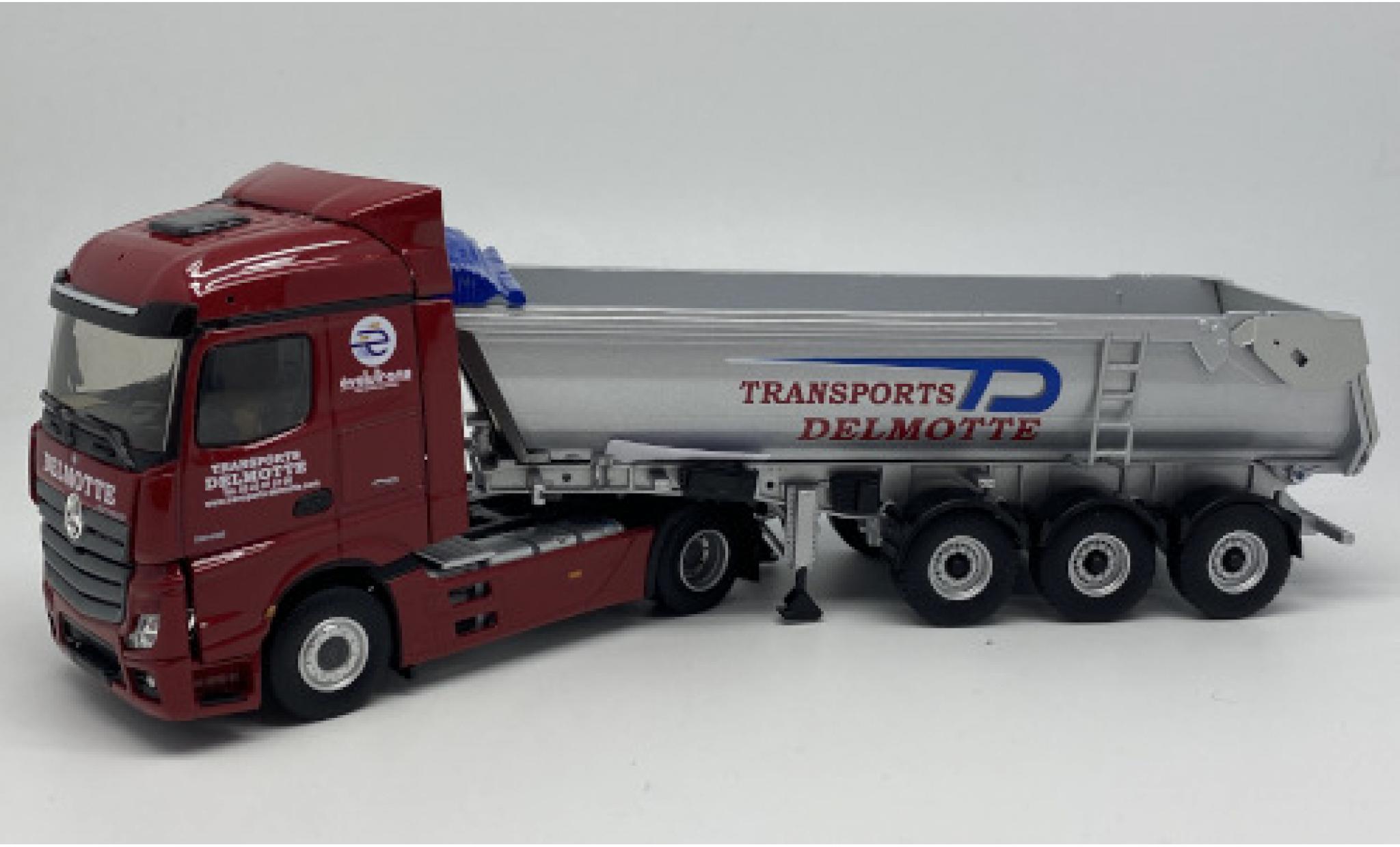 Mercedes Actros 1/43 Eligor 5 Transports Delmotte Muldenkippersattelzug modelauto
