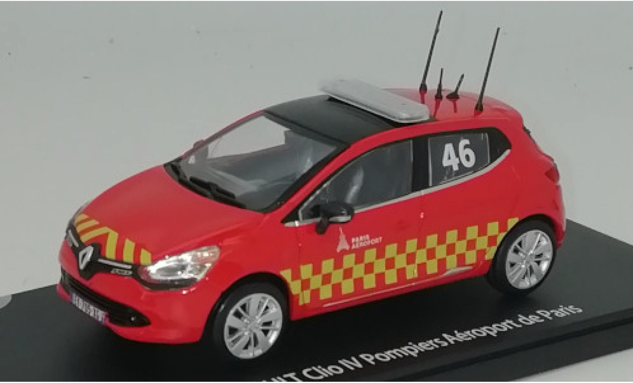 Renault Clio 1/43 Eligor IV Brandweer - Aeroport de Paris 2014 No.46 modelauto