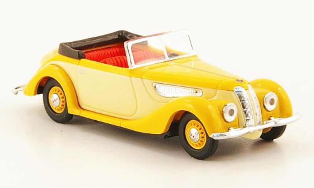 EMW 327 1/87 Busch Cabriolet beig/beige CMD-Ausfuhrung modelauto