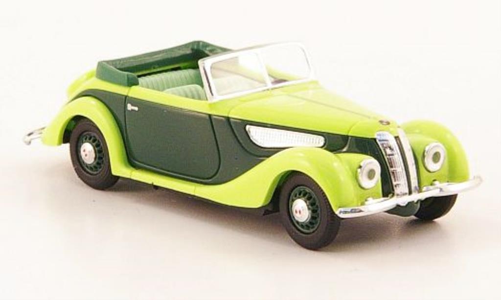 EMW 327 1/87 Busch Cabriolet grun/grun CMD-Ausfuhrung modelauto