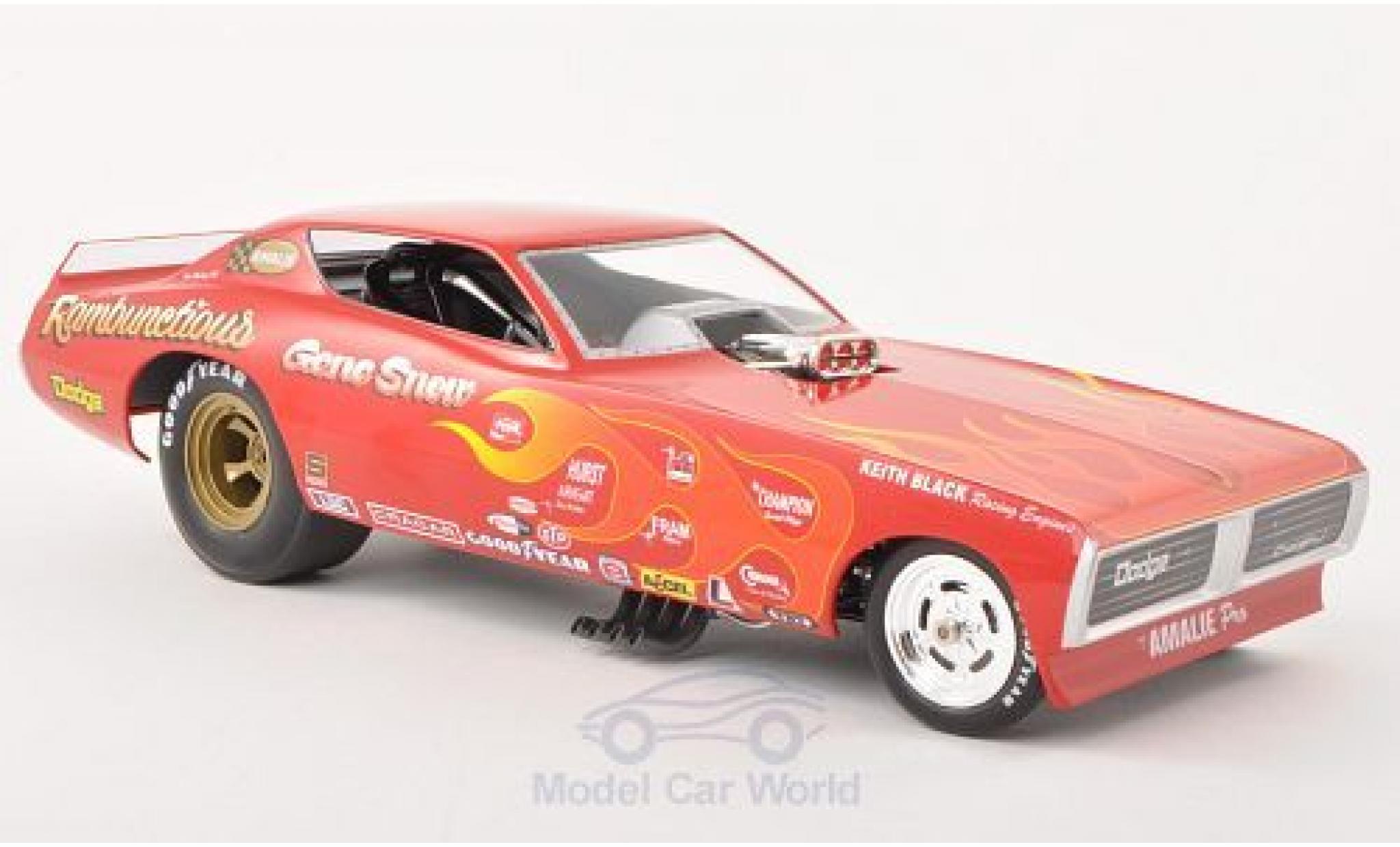 Dodge Charger 1971 1/18 Ertl Funny Car Rambuctious NHRA 1971 modelauto