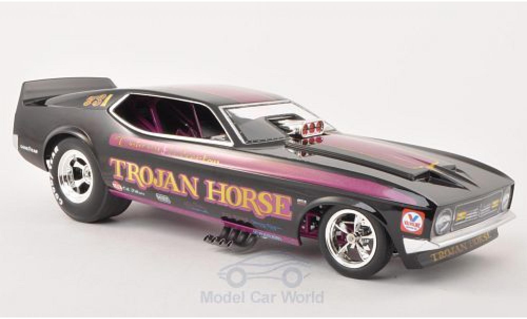 Ford Mustang 1/18 Ertl Funny Car Trojan Horse NHRA 1972 modelauto