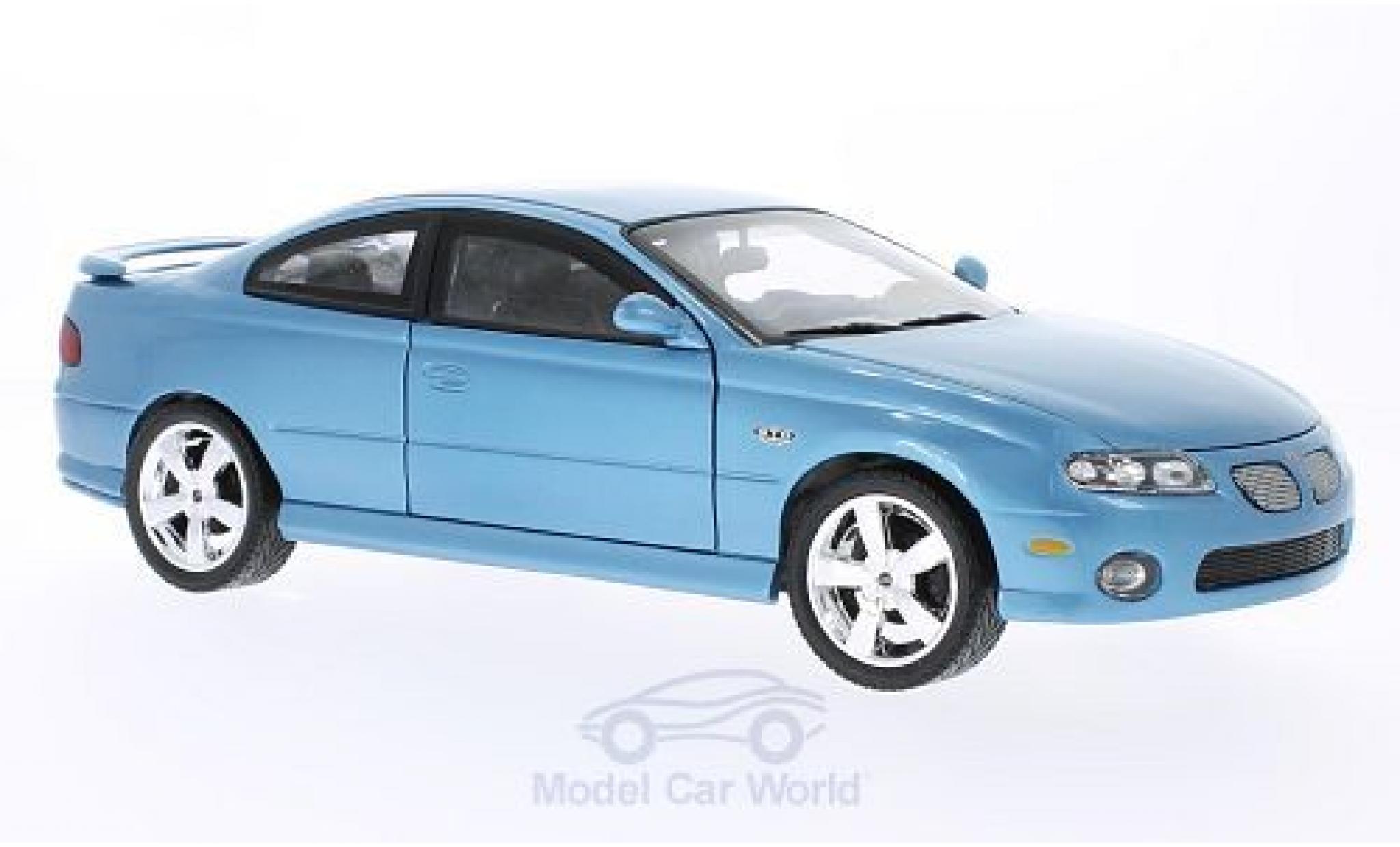 Pontiac GTO 1/18 Ertl metallic blauw 2004 modelauto