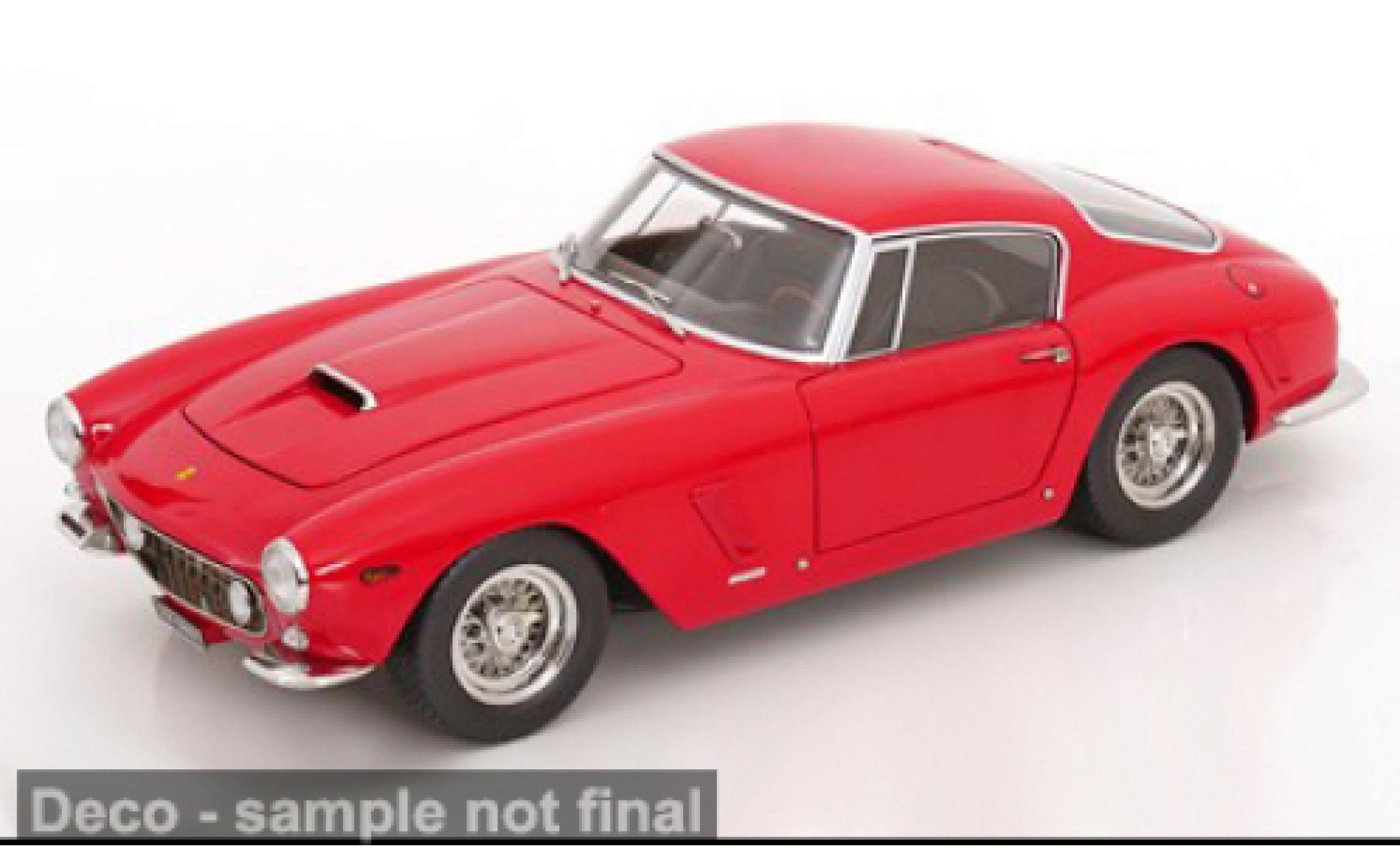 Ferrari 250 1/12 KK Scale GT SWB Passo Corto rood 1961 1:12 modelauto