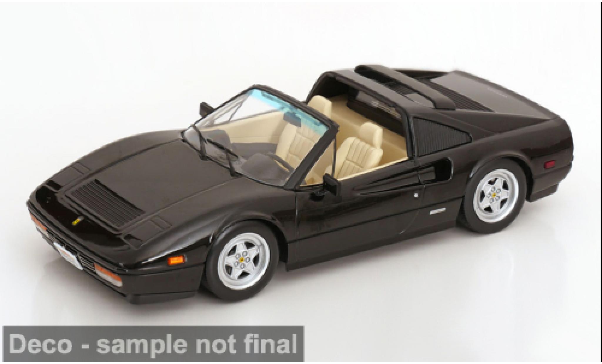 Ferrari 328 1/18 KK Scale GTS zwart 1985 US-Version Miami Vice 1:18 modelauto