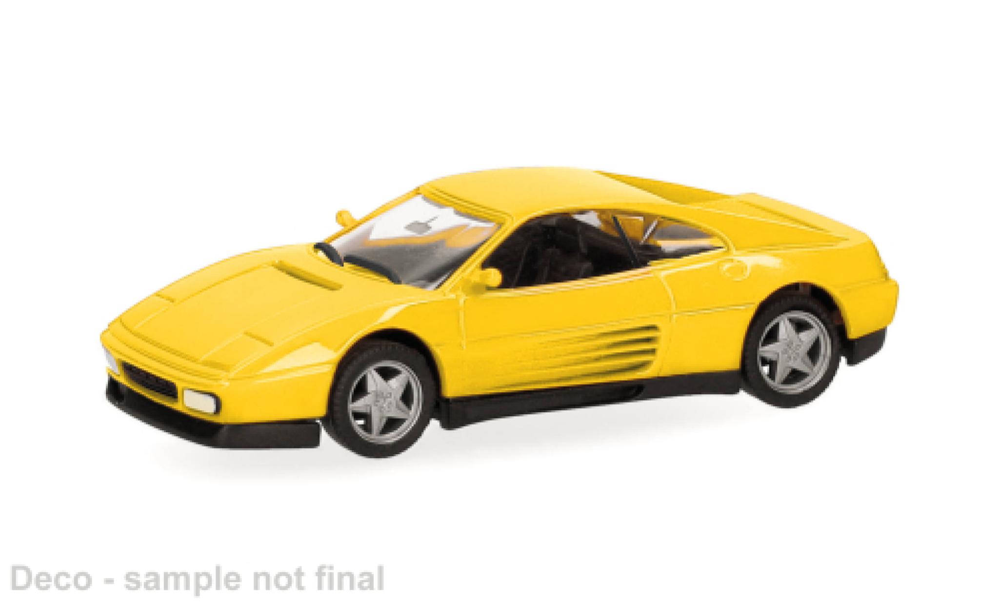 Ferrari 348 1/87 Herpa TB geel 1:87 modelauto