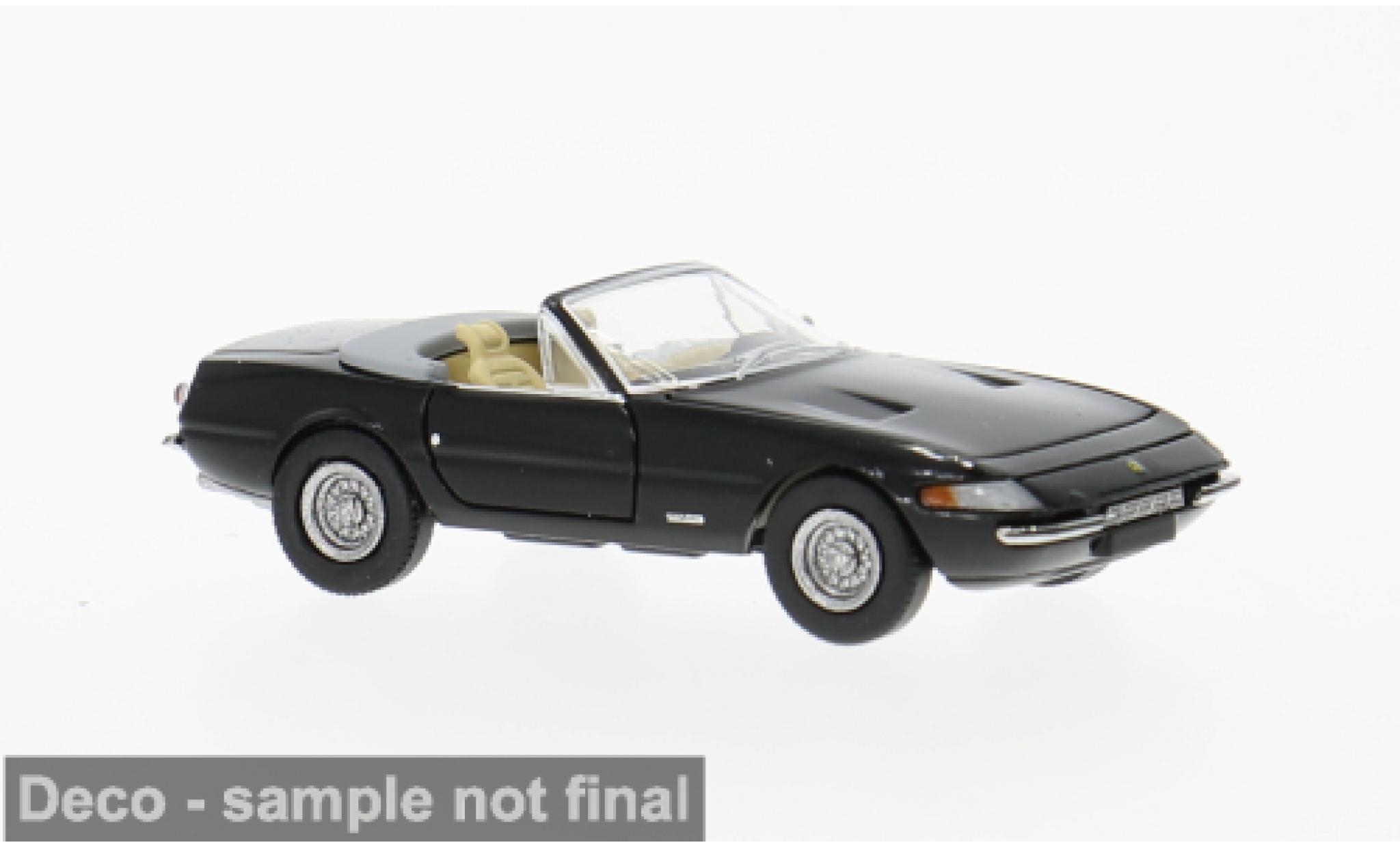 Ferrari 365 1/87 Brekina GTS/4 Daytona Spider zwart 1971 1:87 modelauto